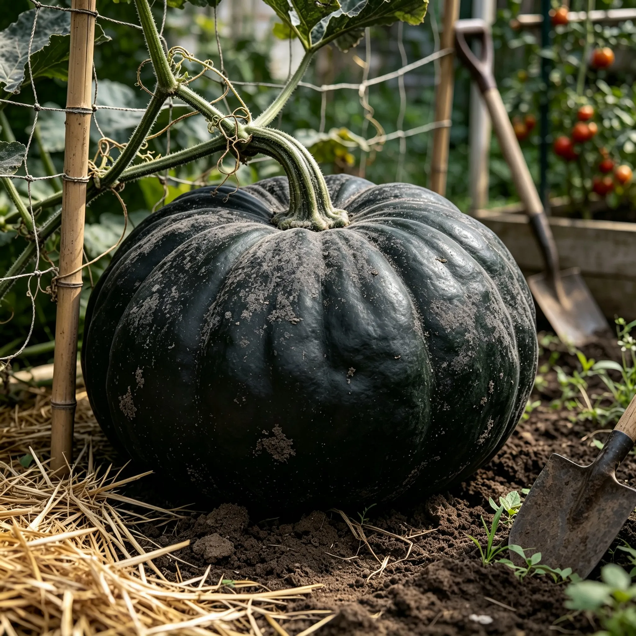 🎃🖤 Obrovské čierne tekvicové semená 💥 Vypestujte si temnú a dramatickú hviezdu halloweenskej záhrady