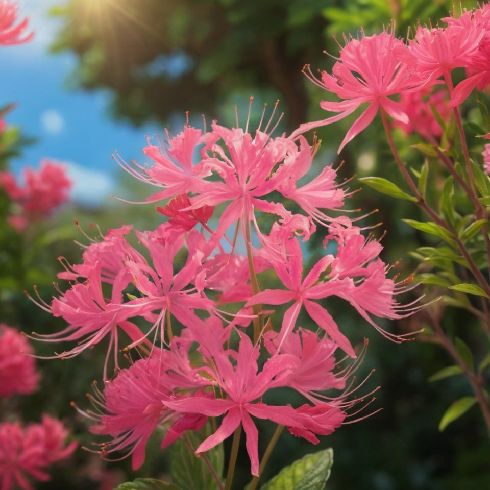 💙🌺 Modrá pavúčia ľalia – exotická vzácna kráska pre vašu záhradu!