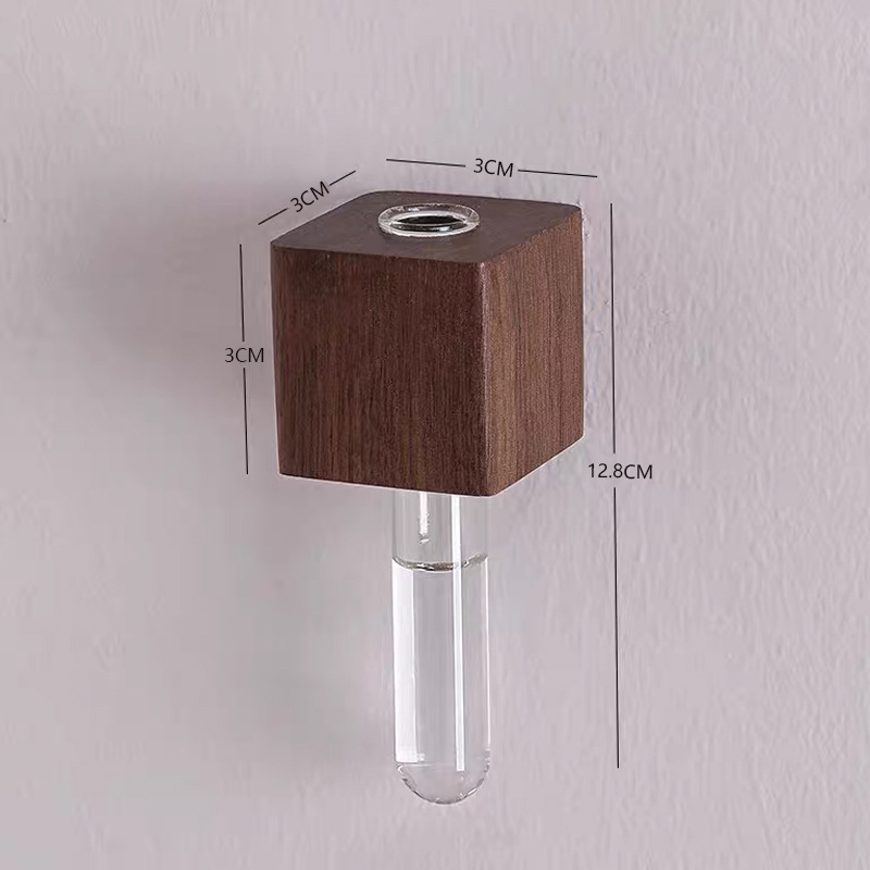 📢📢 TERAZ 50% ZĽAVA😍 Magnetická drevená váza so skúmavkou