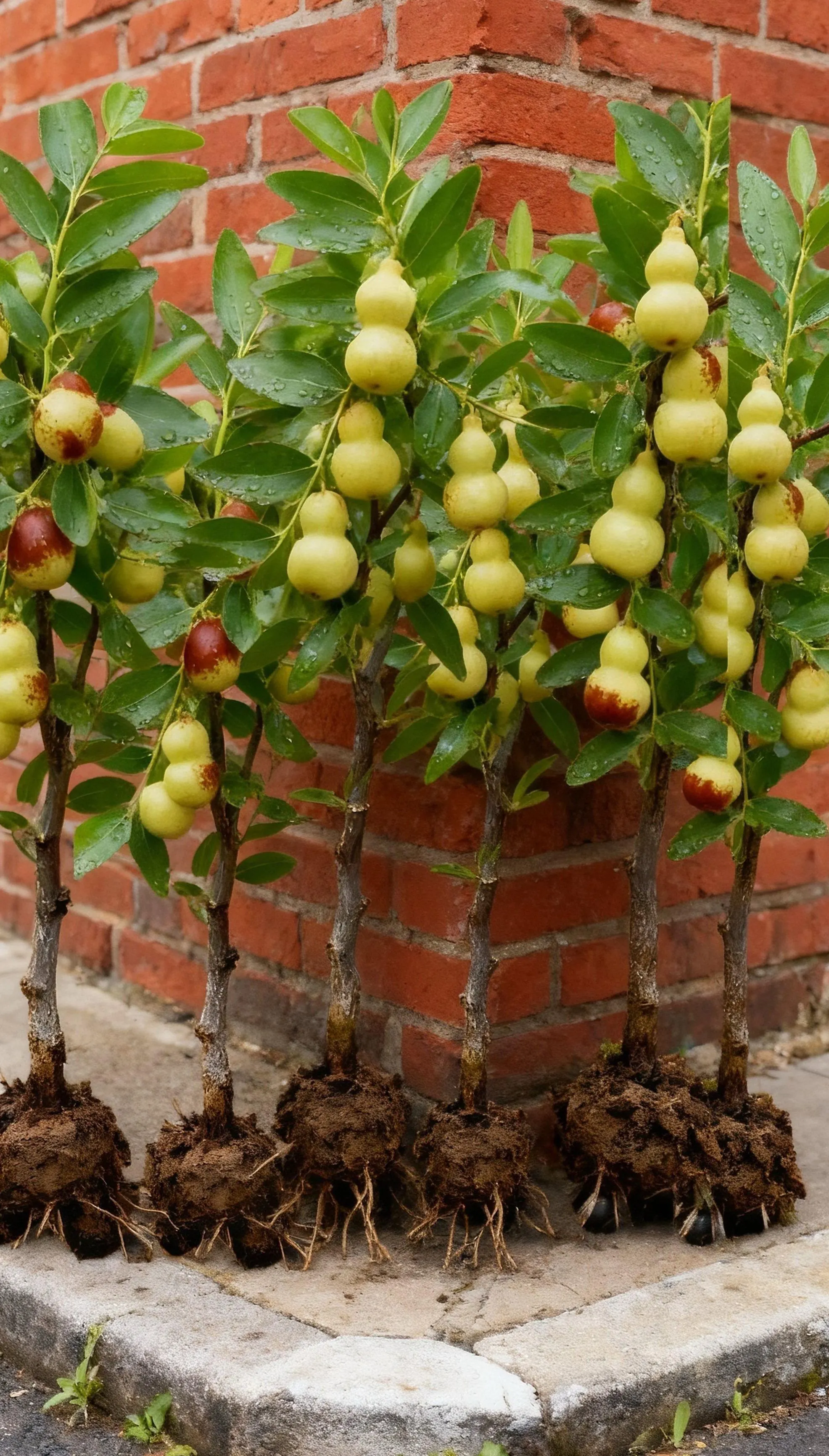 🌿 Semená vzácneho jujubového stromu v tvare tekvice – Plody majú tvar tekvice a sladkú a chrumkavú chuť.