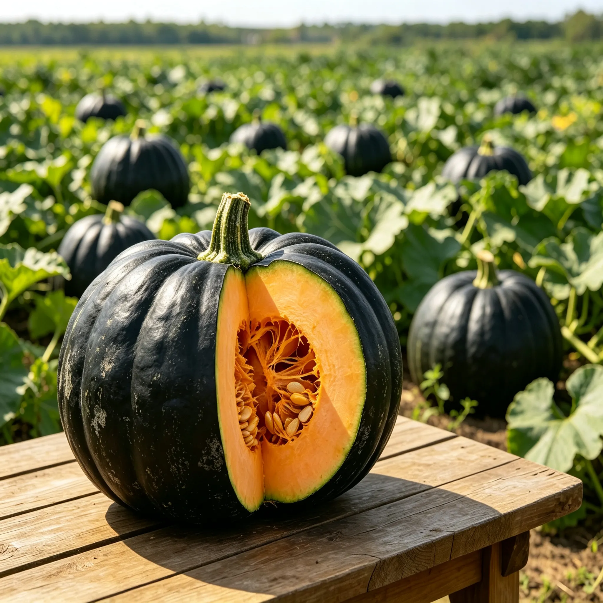 🎃🖤 Obrovské čierne tekvicové semená 💥 Vypestujte si temnú a dramatickú hviezdu halloweenskej záhrady