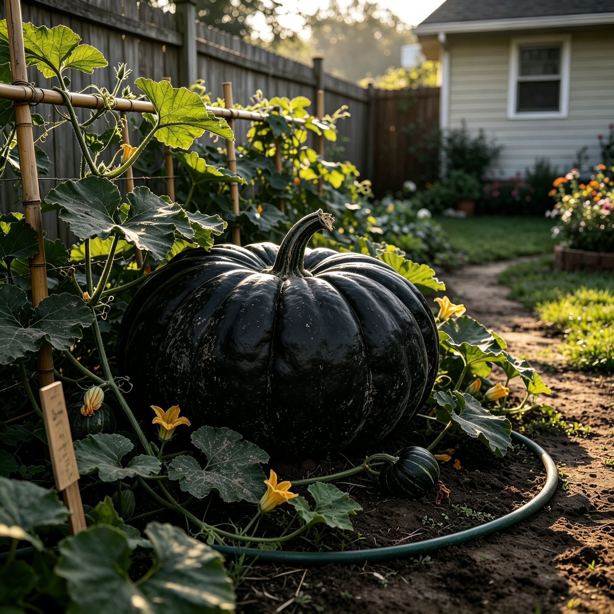 🎃🖤 Obrovské čierne tekvicové semená 💥 Vypestujte si temnú a dramatickú hviezdu halloweenskej záhrady