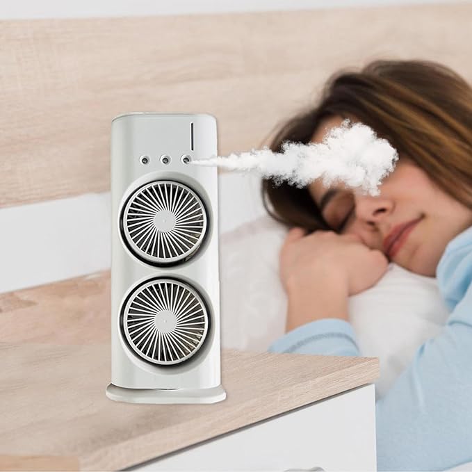 Dvojitý rozprašovací ventilátor
