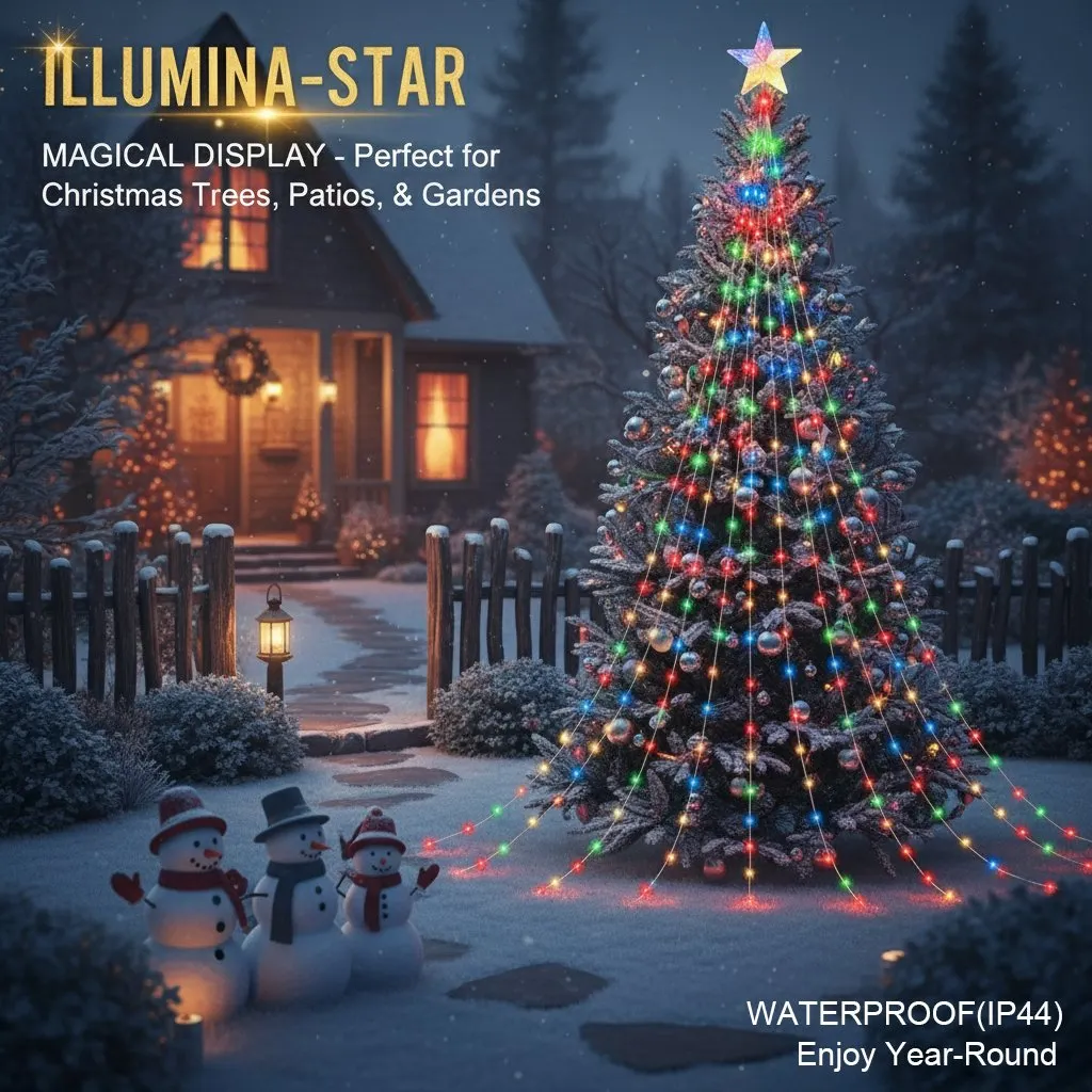 🎁Predčasný sviatočný výpredaj 50% ZĽAVA🎄Vianočné osvetlenie Starlight Cascade