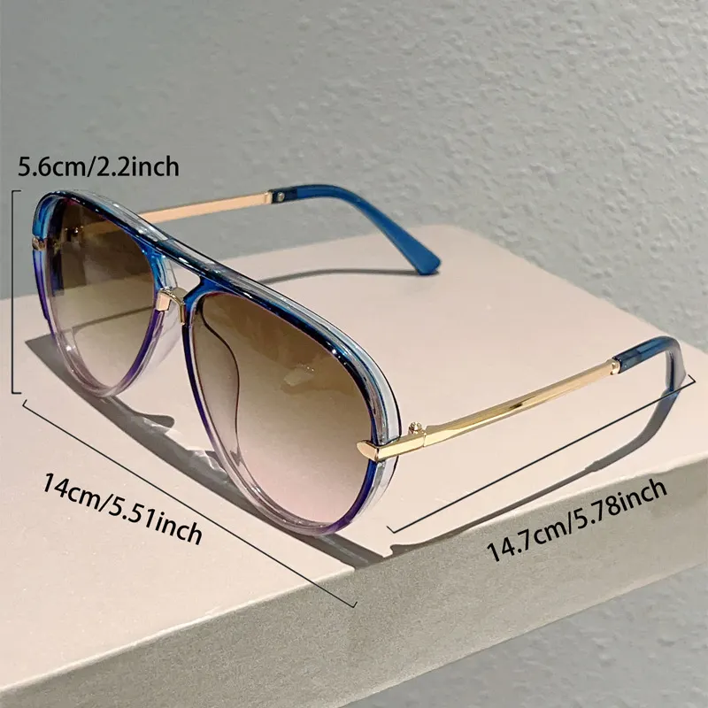 🕶50% ZĽAVA !! ⏰Dámske retro slnečné okuliare s dvojitým mostíkom