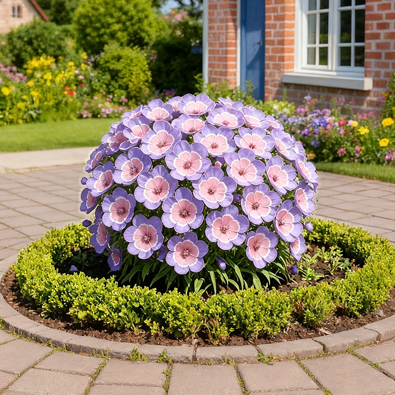 🌸Červený kruhový klinček – žiarivé kvety pre úžasnú záhradu!