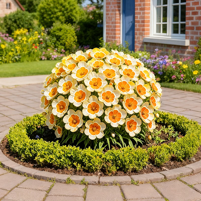 🌸Červený kruhový klinček – žiarivé kvety pre úžasnú záhradu!