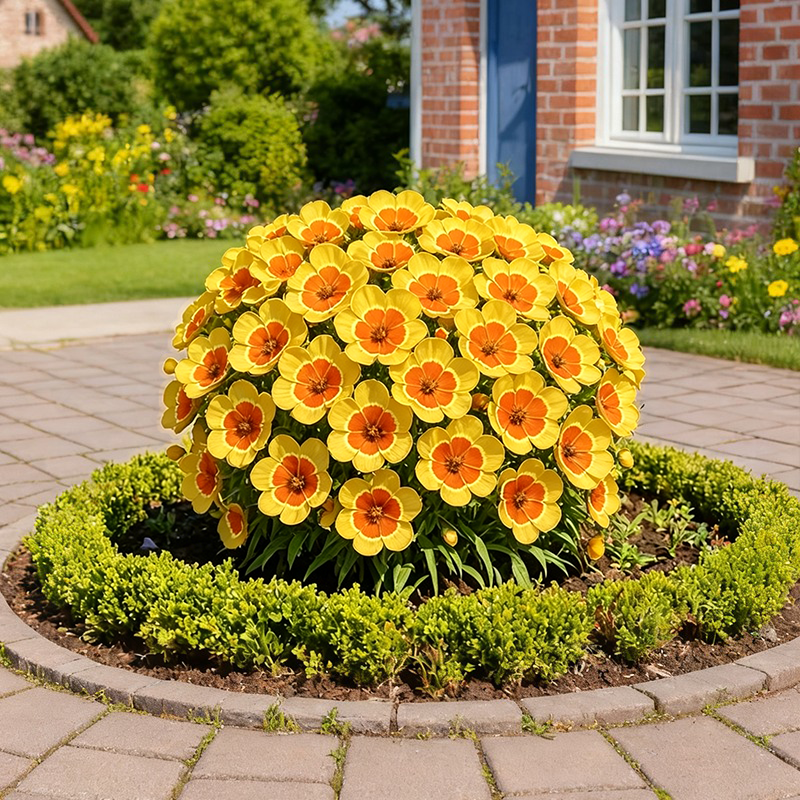 🌸Červený kruhový klinček – žiarivé kvety pre úžasnú záhradu!
