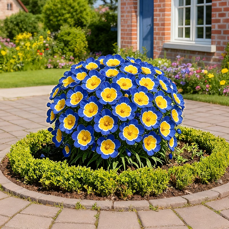 🌸Červený kruhový klinček – žiarivé kvety pre úžasnú záhradu!
