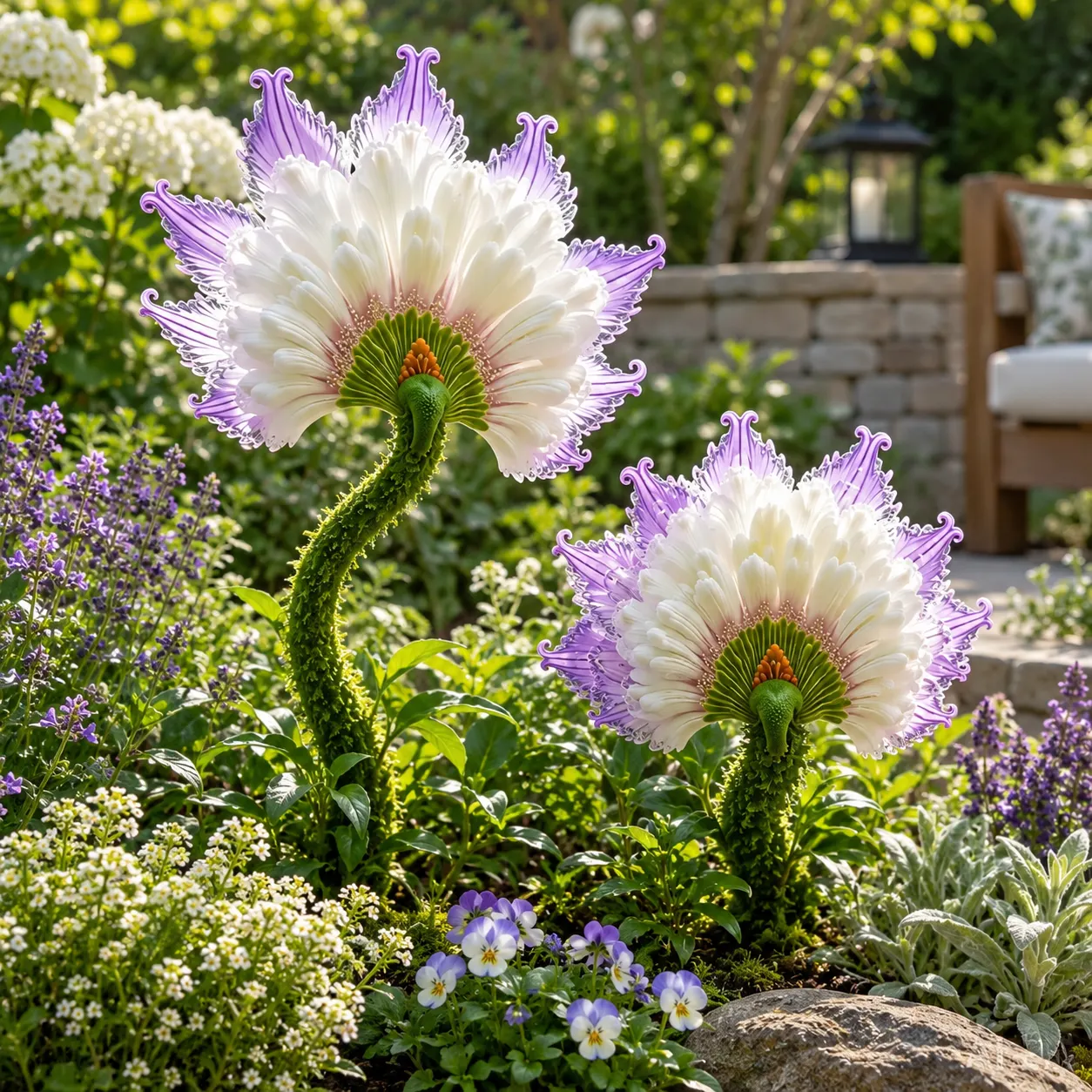 🌸Vzácne semená kvetu kráľovského páva – mimoriadne operené kvety