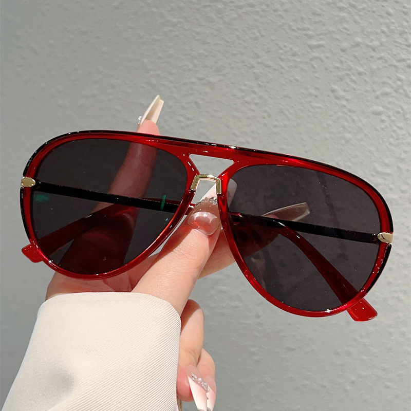 🕶50% ZĽAVA !! ⏰Dámske retro slnečné okuliare s dvojitým mostíkom