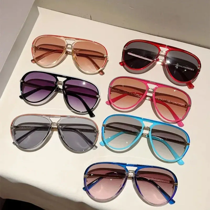 🕶50% ZĽAVA !! ⏰Dámske retro slnečné okuliare s dvojitým mostíkom