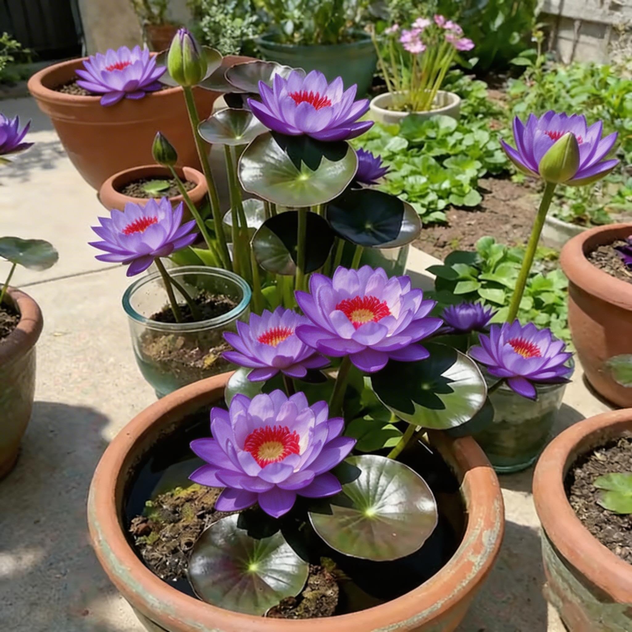🌸[7 dní klíčenia]🔥VÝPREDAJ - ZĽAVA 49%💐Posvätná bonsajová miska Lotosový kvet v kvetináči