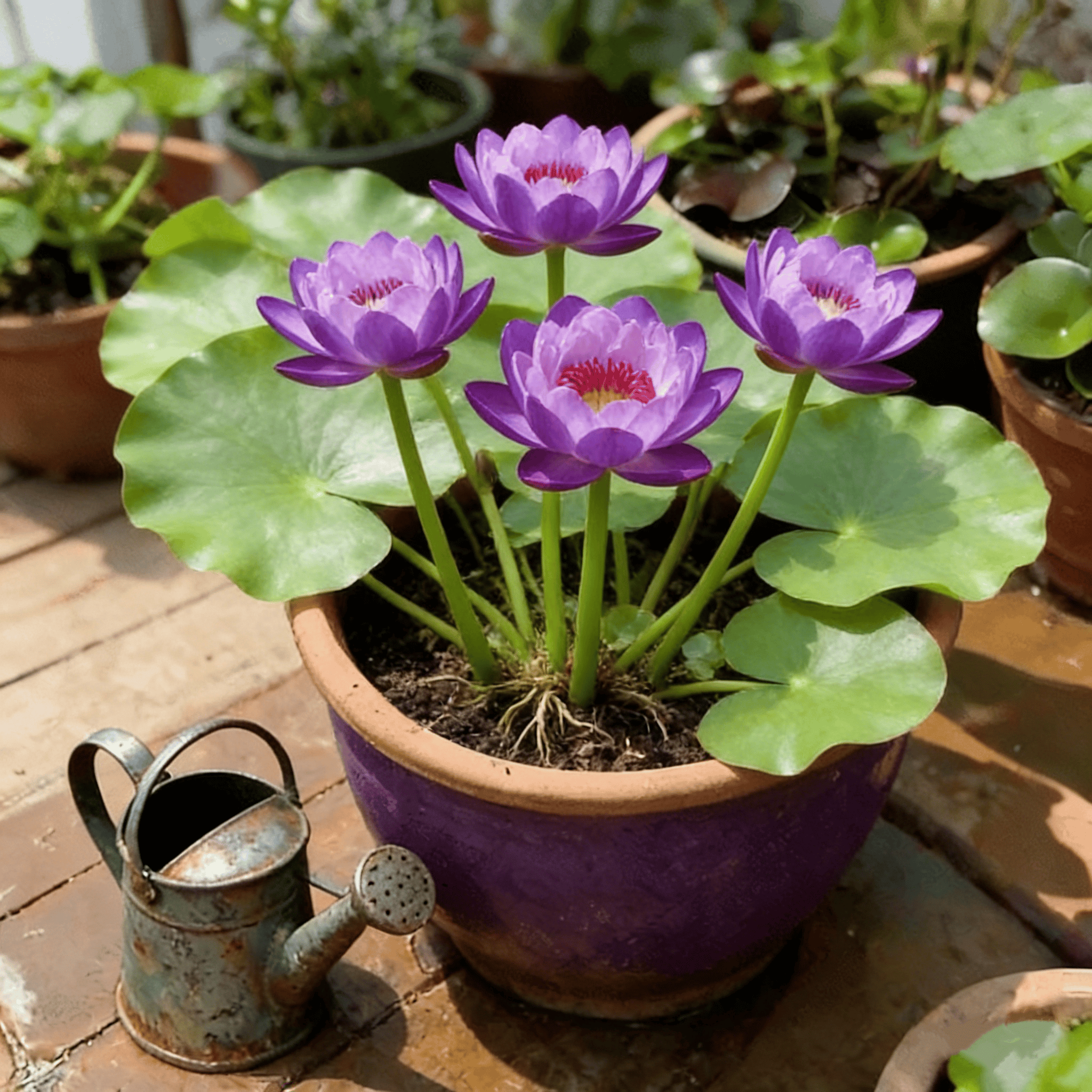 🌸[7 dní klíčenia]🔥VÝPREDAJ - ZĽAVA 49%💐Posvätná bonsajová miska Lotosový kvet v kvetináči