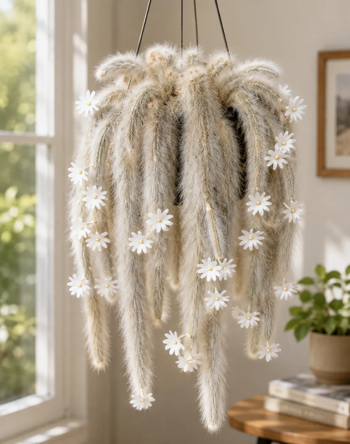 🌸Vzácne cibuľky kaktusu Rainbow Monkey Tail – kaskádovité kvety do závesných košov