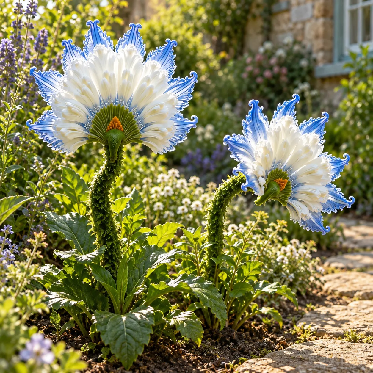 🌸Vzácne semená kvetu kráľovského páva – mimoriadne operené kvety