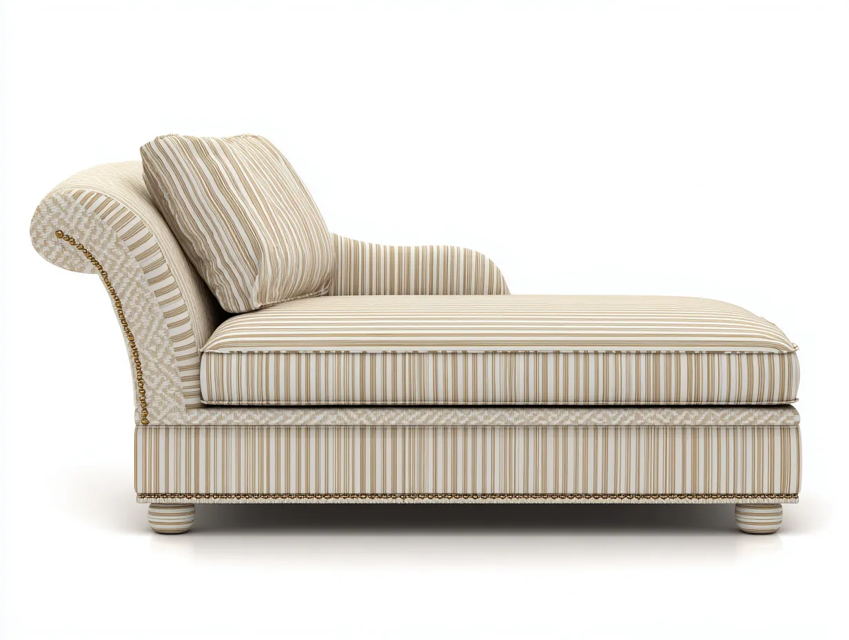 Chaise longue-tela-madera-166x78x84 cm-beige/blanco-clásico-Casaupshop