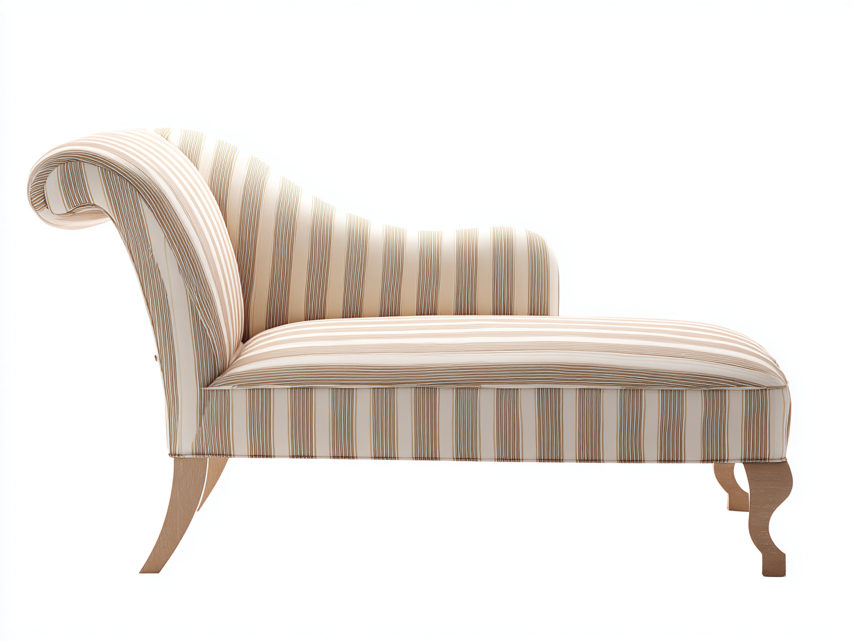 Chaise longue-tela-madera-168x80x85 cm-beige/blanco-clásico-Casaupshop