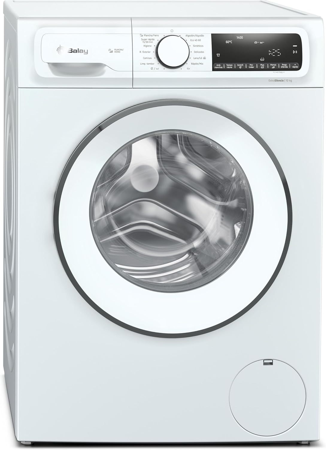 Balay 3TS3107BD Lavadora Libre Instalación 10Kg - Programa Plancha, Superrápido 15/30 min, Silenciosa, Blanca-Cottauphut