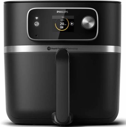 Philips 7000 Series HD988090 – Freidora de Aire Caliente, 8,3L, 2200W, Negro, Acero Inoxidable-Cottauphut