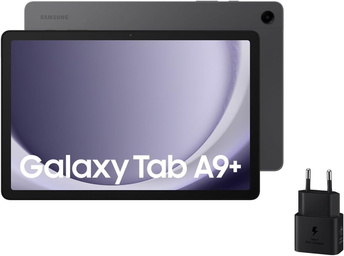 Samsung Galaxy Tab A9 11" 128GB 8GB RAM WiFi Pantalla 1920x1200 Sonido 3D Gris Oscuro Versión Española-Cottauphut