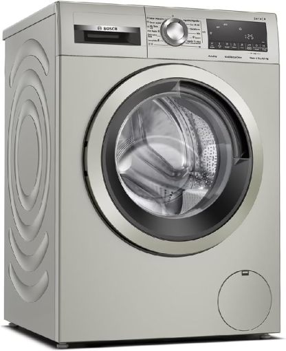 Bosch Lavadora-Secadora WNA1341XES 9 kg Lavado, 1400 RPM, Iron Assist, AutoDry, Silenciosa, Acero Mate Grafito-Cottauphut