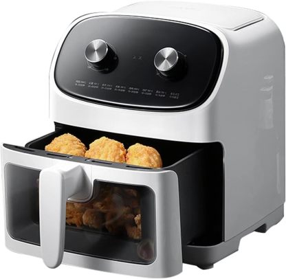 Freidora de Aire 1300W KAMNIK 6 Cuartos con 7 Menús Preestablecidos, Control de Temperatura y Precalentamiento, Antiadherente-Cottauphut