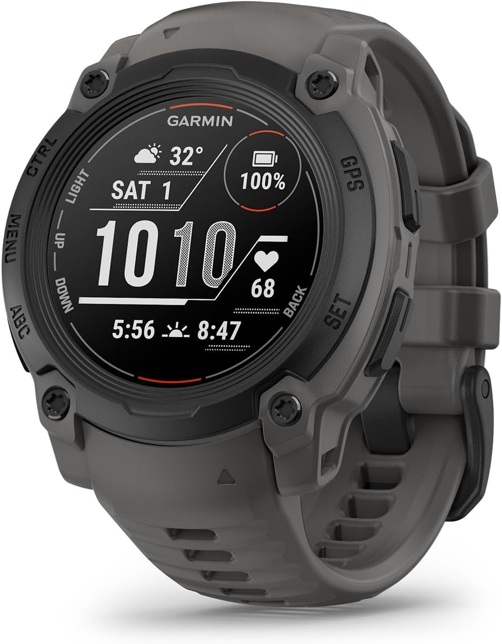 Garmin Instinct E Reloj inteligente con GPS integrado, 40 mm, resistente al agua, aplicaciones deportivas y monitorización de salud, notificaciones inteligentes, Negro-Cottauphut