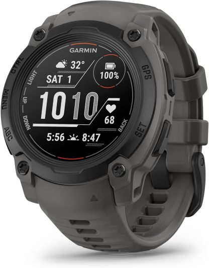 Garmin Instinct E Reloj inteligente con GPS integrado, 40 mm, resistente al agua, aplicaciones deportivas y monitorización de salud, notificaciones inteligentes, Negro-Cottauphut