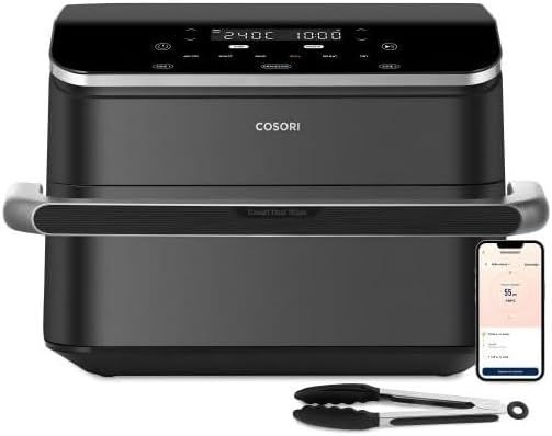 Cosori Freidora de Aire Dual Blaze TwinFry 10L, 2800W, Doble Cesta, Control WiFi, 6 Funciones de Cocina, Metal Verdadero, Máx 10 Personas-Cottauphut