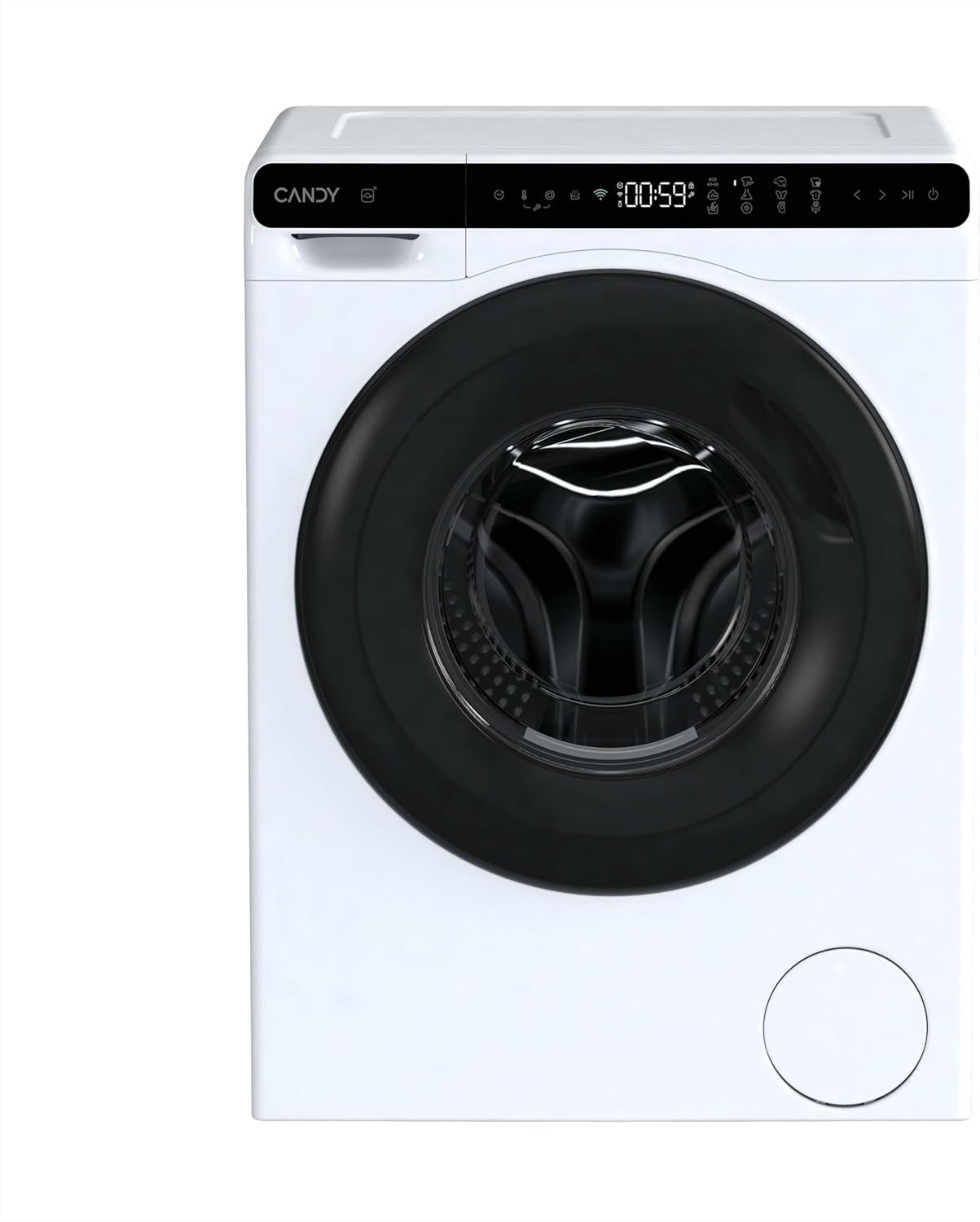 Candy ProWash 700 Mini CW50-BP12307U1-S Lavadora 5 kg, 1200 RPM, WiFi, Motor Inverter, 12 Ciclos, Inicio Diferido 24H, Blanca-Cottauphut
