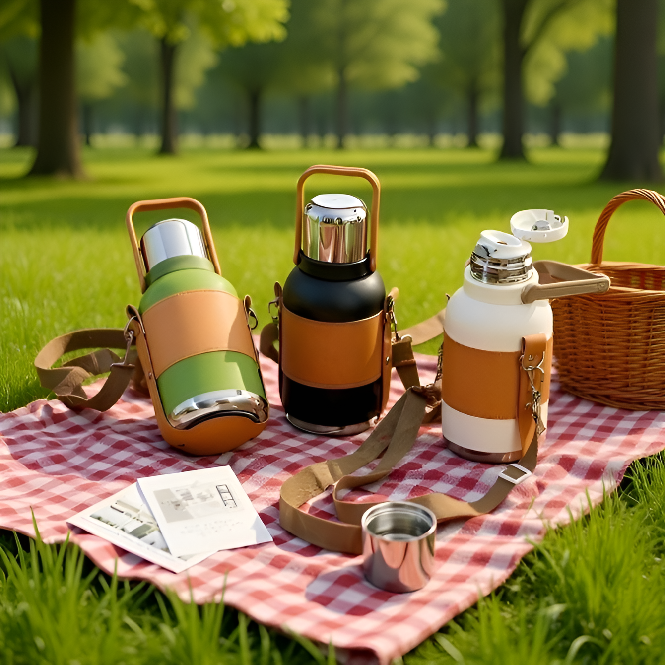 Termos o pojemności 1 litr stal nierdzewna