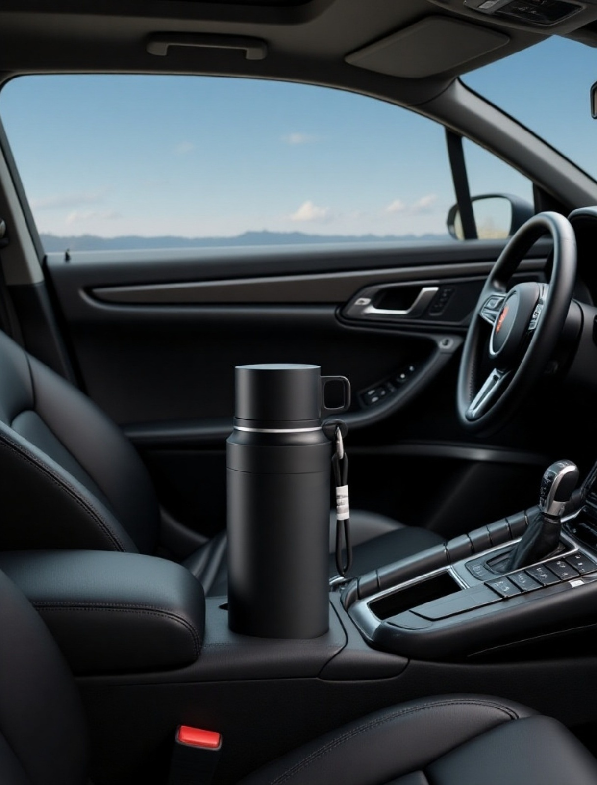 Termos na kawę i herbatę wykonany ze stali nierdzewnej