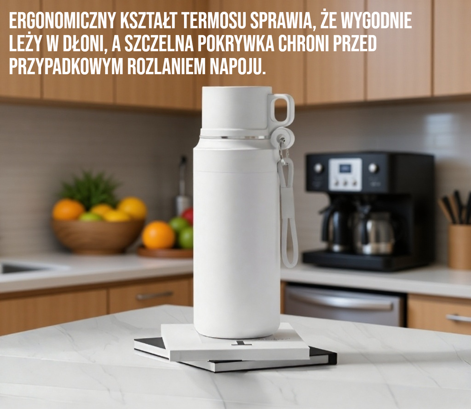 Termos próżniowy ze stali nierdzewnej z podwójnymi ściankami