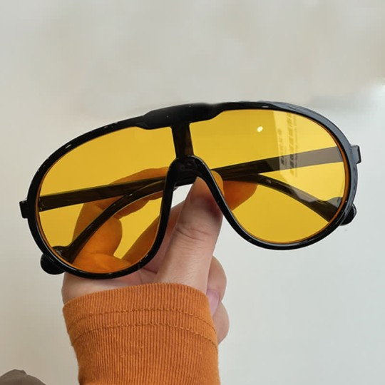 Spykay™ SG60691 Unisex Double Bridges Square Frame Semi-Rimless Sunglasses