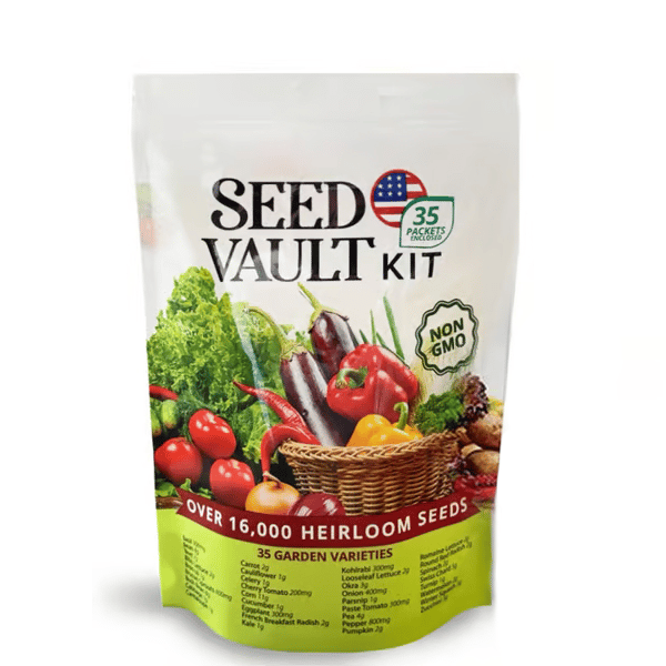 Vegetable Seed Vault Kit | 35 Variety Pack