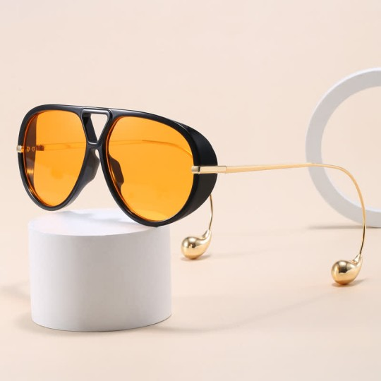 Spykay™ SG60691 Unisex Double Bridges Square Frame Semi-Rimless Sunglasses