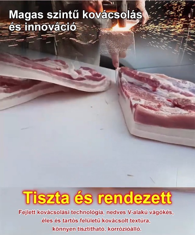 Kézzel kovácsolt konyhai cikkek