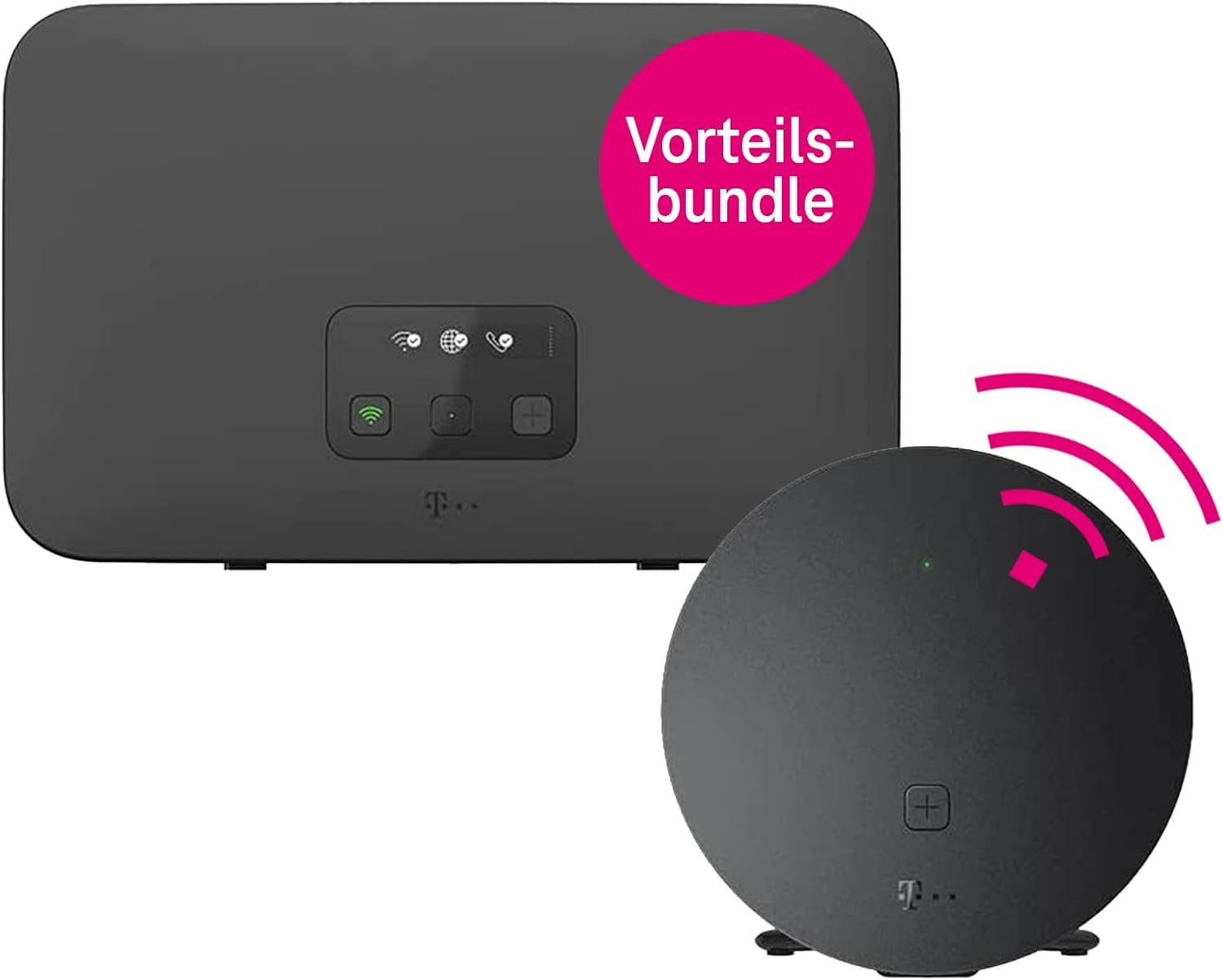 Telekom Speedport Smart 4R Router und Speed Home WLAN Repeater Set Wi-Fi 6 Mesh WPS 2 LAN kein Glasfasermodem-Loftgoloft