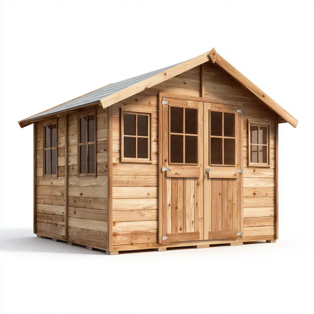 Casetta da giardino in legno 300x250x230 cm – Design rustico-Stillivano