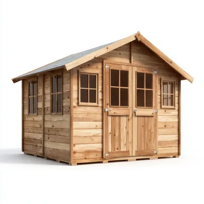 Casetta da giardino in legno 300x250x230 cm – Design rustico-Stillivano