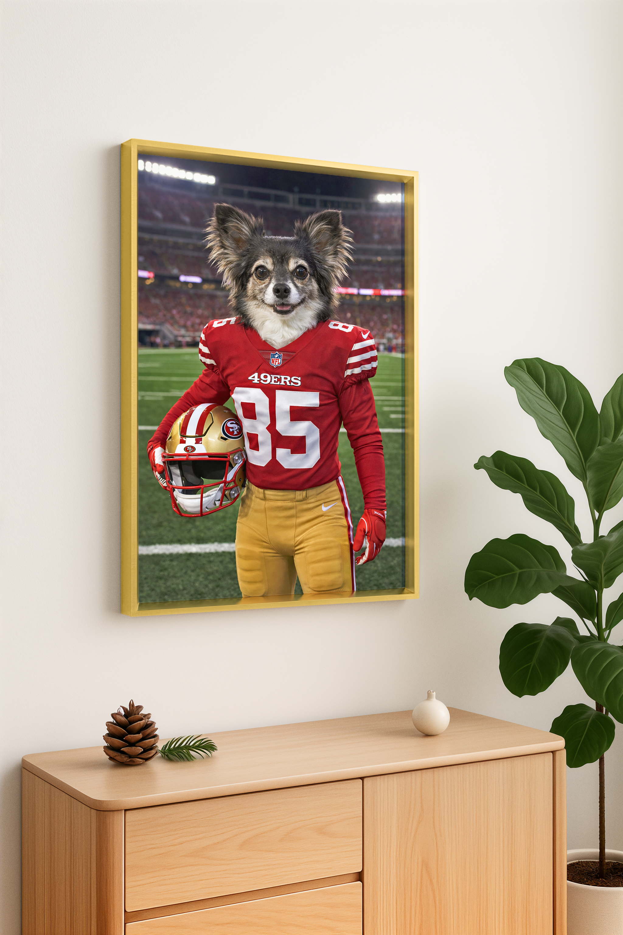 🔥 Real Customer Favorite · Custom Pet Portrait Wall Art with Metal Frame