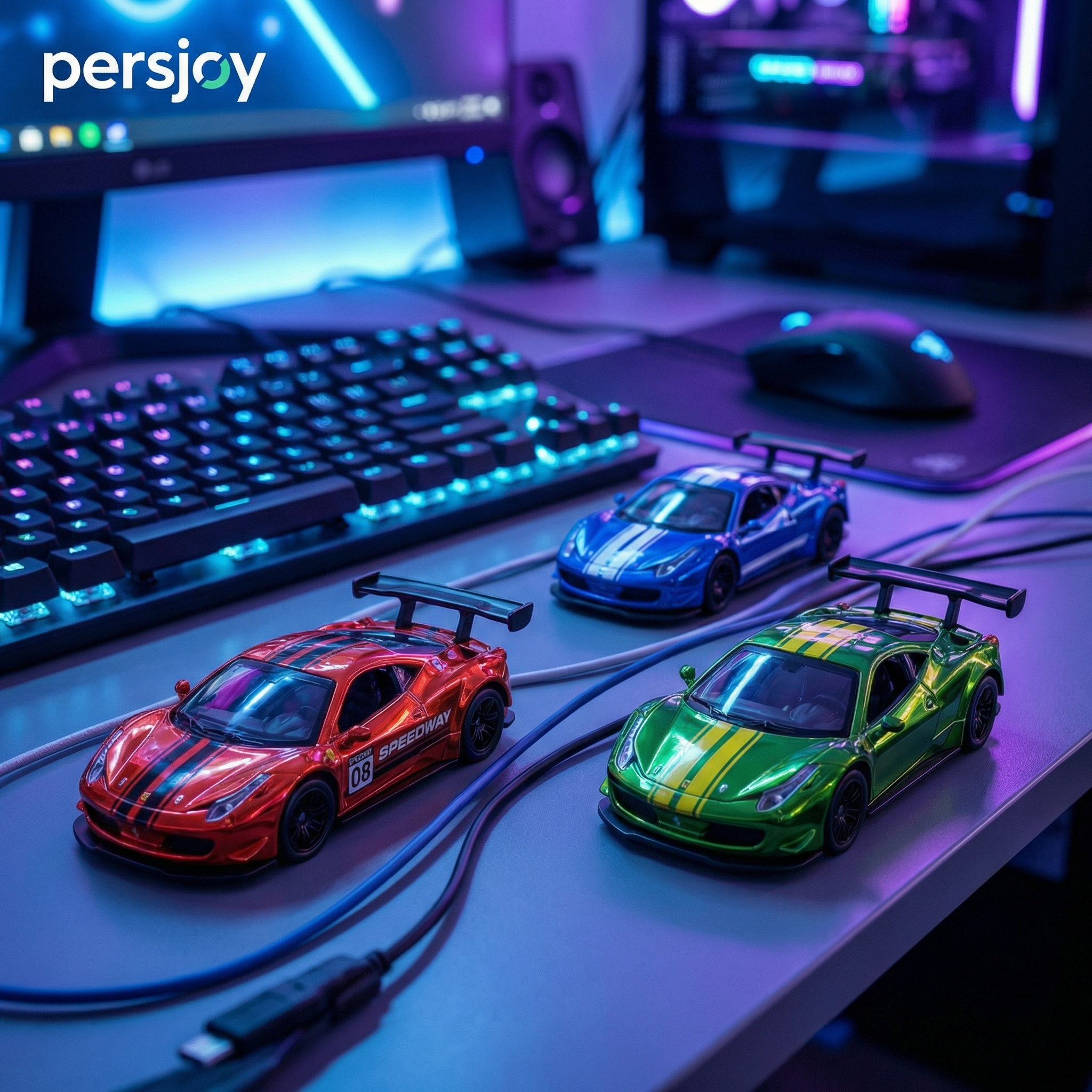 Miniature World | 1:64 Scale Diecast Car Model + LED Illuminated Extendable Garage Display Case Keychain (Multiple Car Models Available)