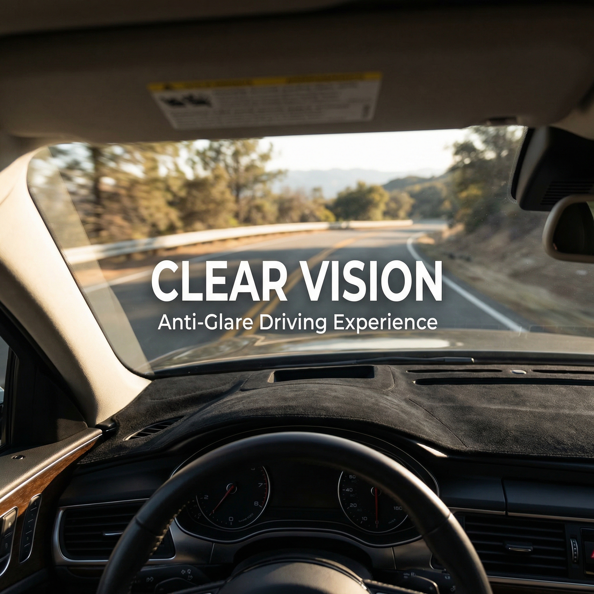 Luxury Suede Custom-Fit Dashboard Cover | Heat Resistant & Non-Slip Interior Mat