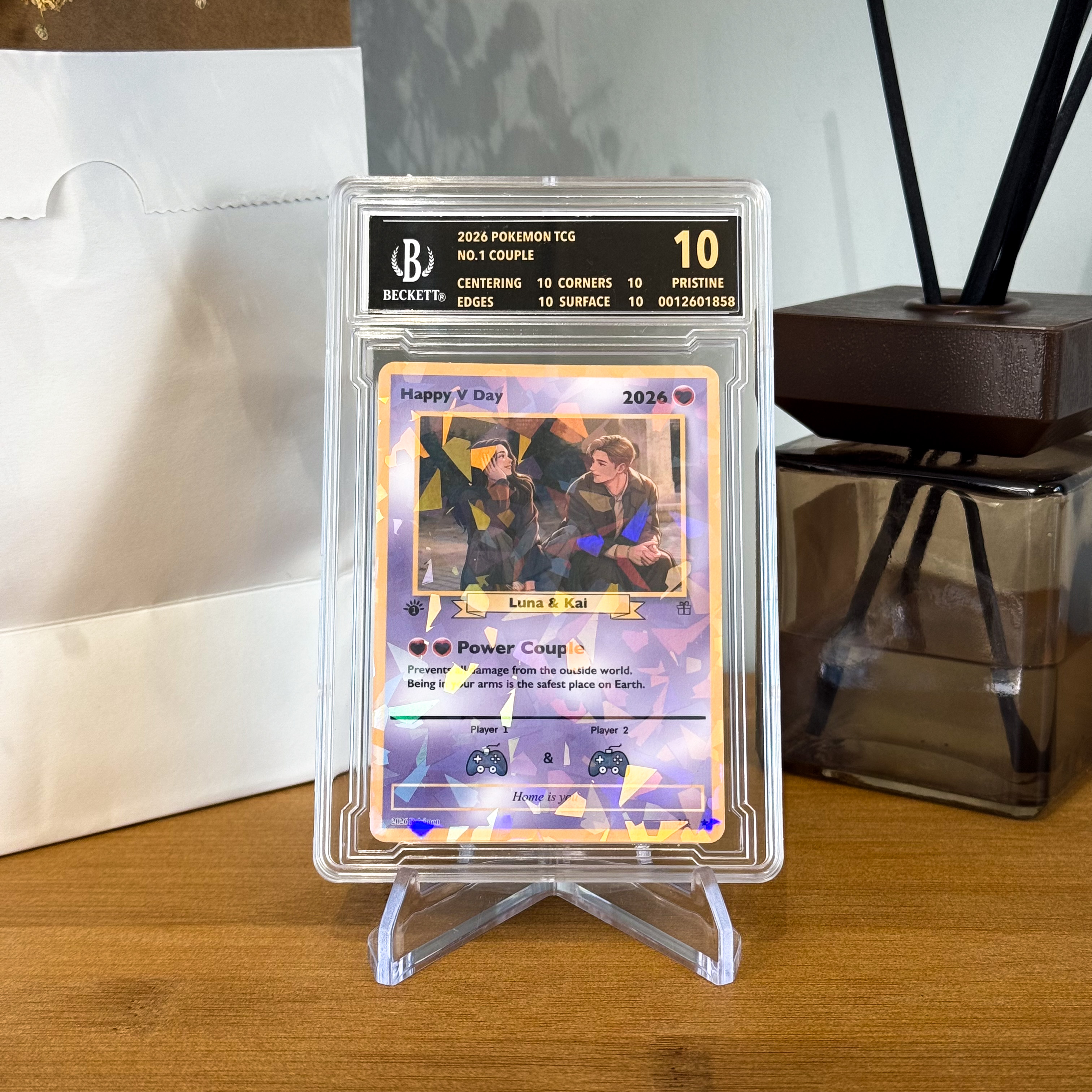 Turn Your Photo Into a Custom PTCG Game Trading Poke Card - Personalized Anniversary Poke Anime Card Gift