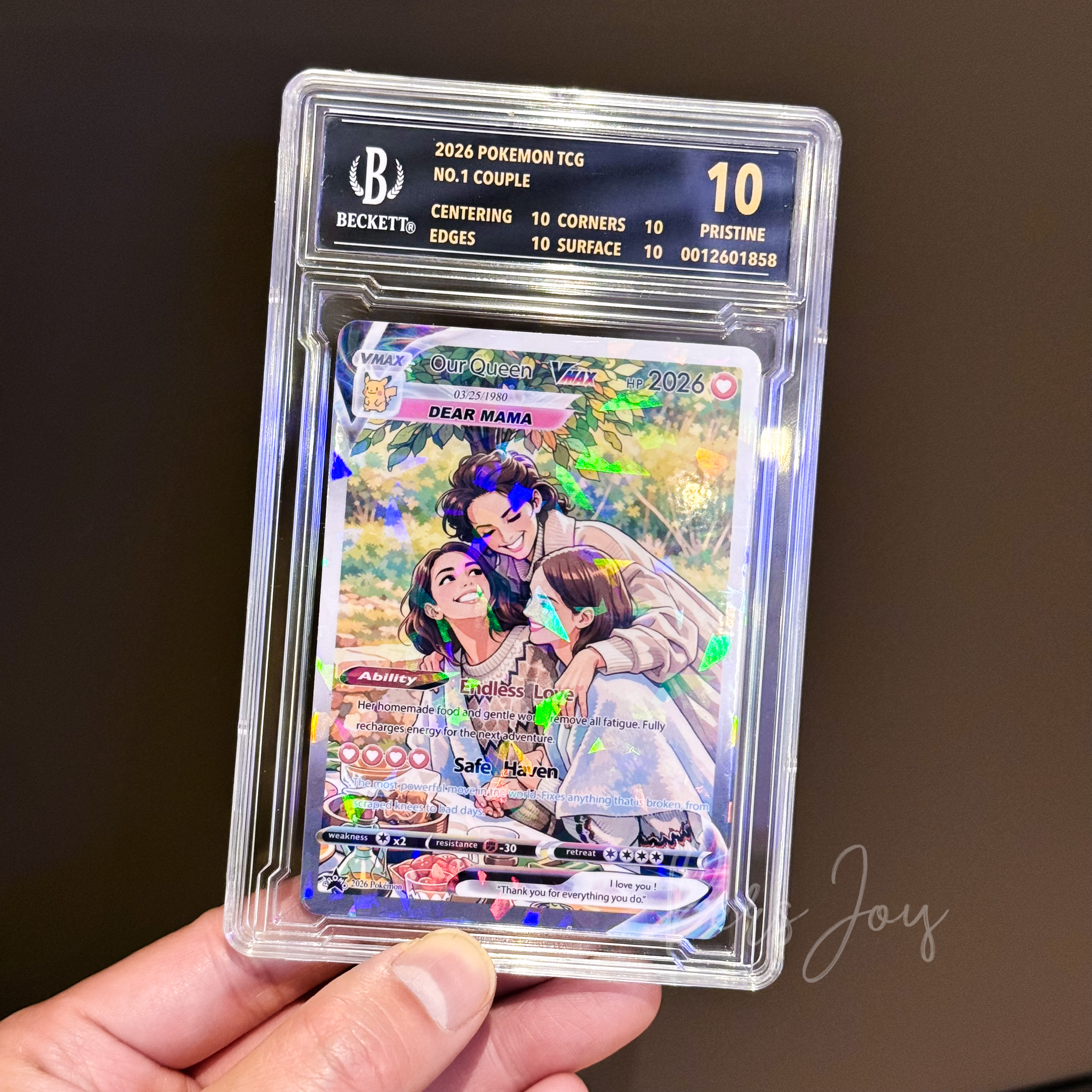 Turn Your Photo Into a Custom VMAX Mama Memory Poke Card - Personalized Mother's Day Anniversary Gift