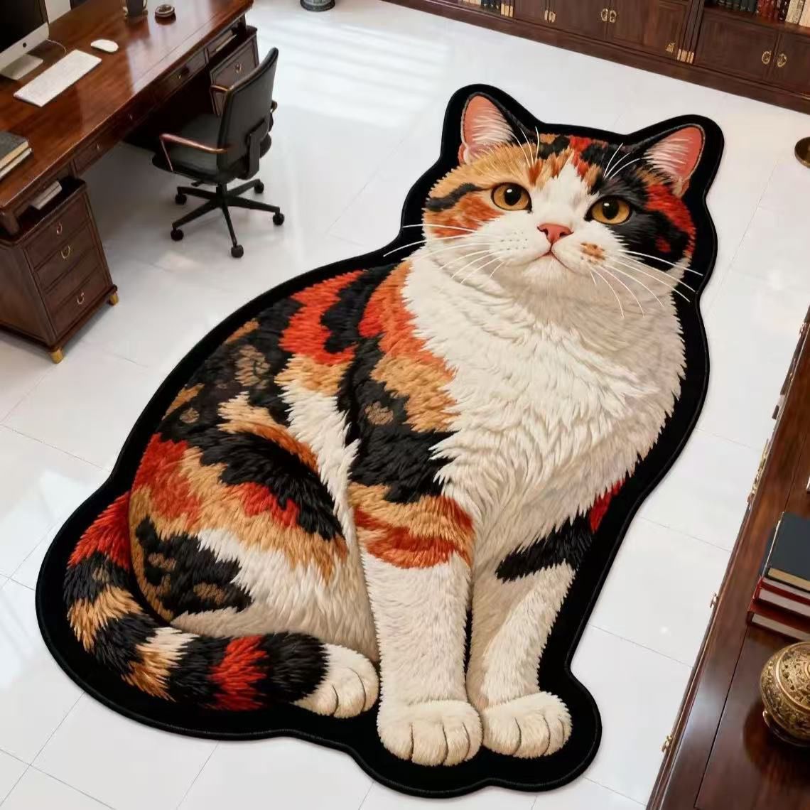 Custom Pet Shaped Rug – Turn Your Dog or Cat into a Cozy Floor Mat