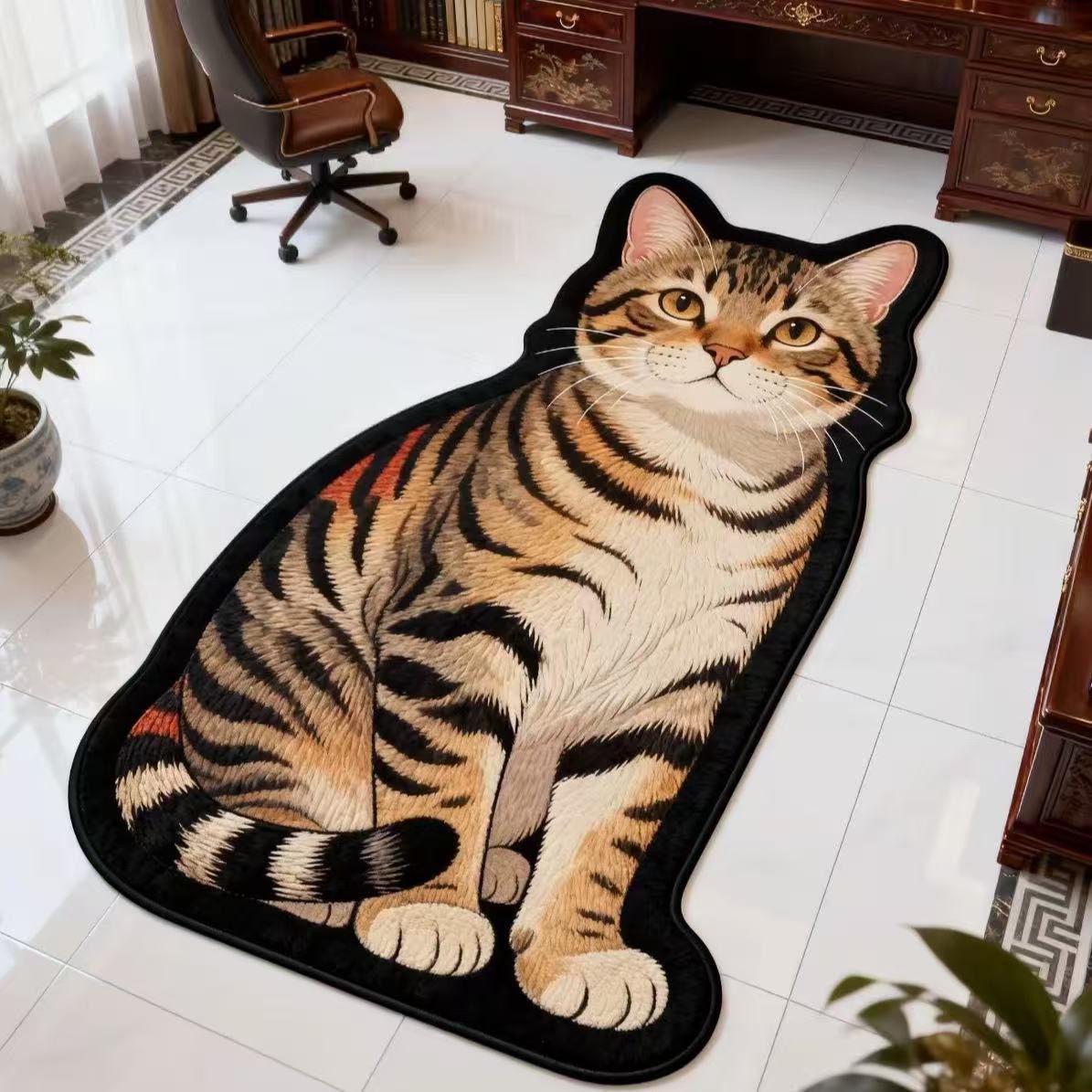 Custom Pet Shaped Rug – Turn Your Dog or Cat into a Cozy Floor Mat