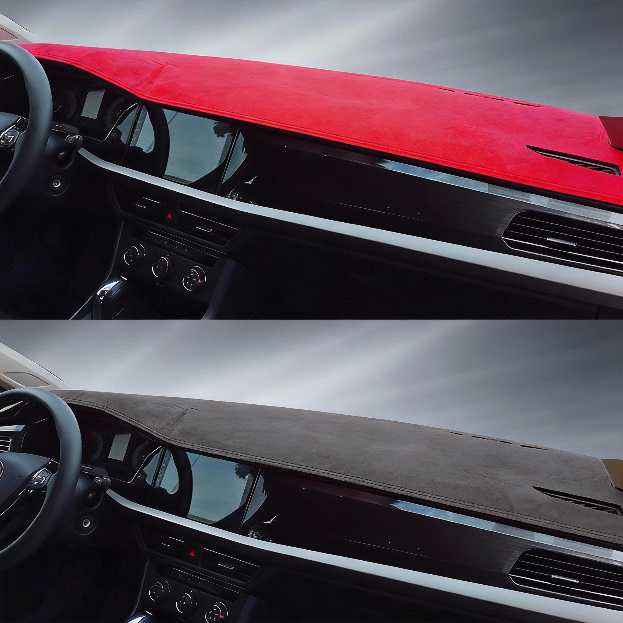 Luxury Suede Custom-Fit Dashboard Cover | Heat Resistant & Non-Slip Interior Mat