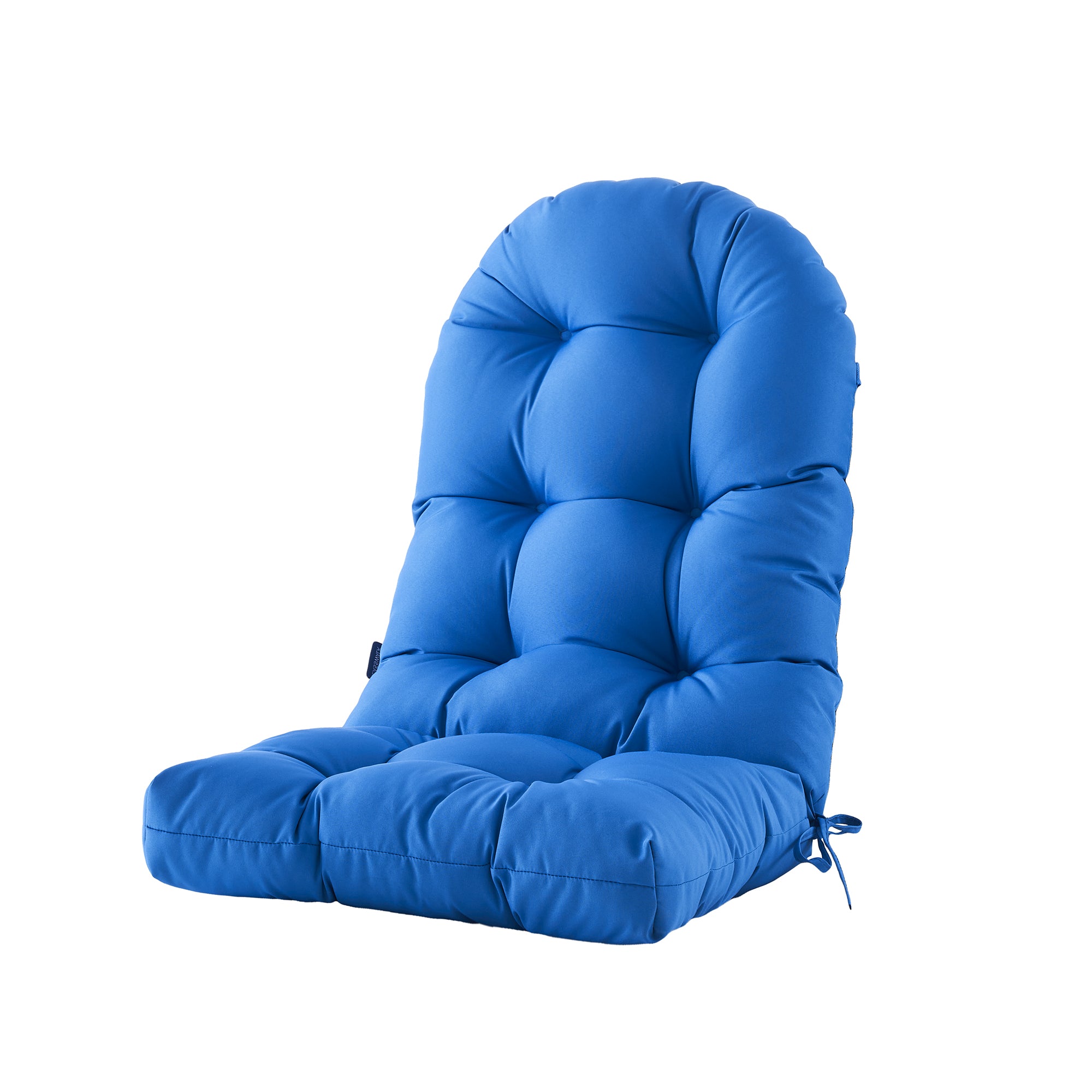 Outdoor High Back Chair Cushion, Thick Tufted Seat Pad with UV & Water-Resistant Fabric, 48" x 21" x 4"